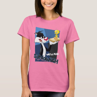 Camiseta SYLVESTER™ y TWEETY™ "Jugaremos sándwich"