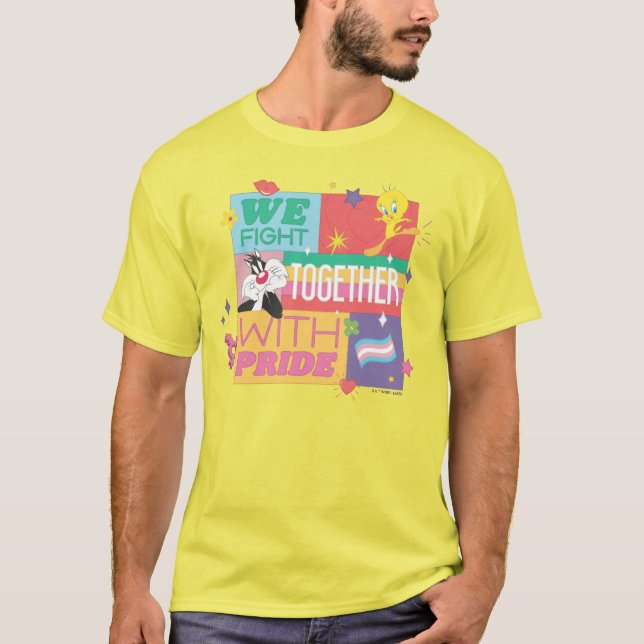 Camiseta SYLVESTER™ Y TWEETY™| Luchamos Conjuntamente Con E (Anverso)