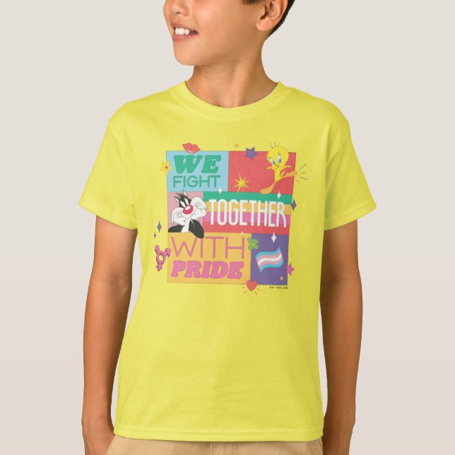 Camiseta SYLVESTER™ Y TWEETY™| Luchamos Conjuntamente Con E (Anverso)