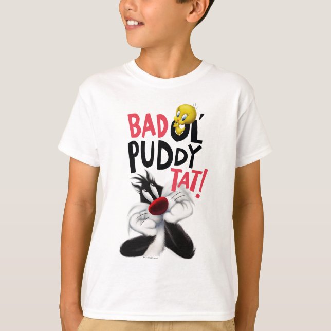 Camiseta SYLVESTER™ Y TWEETY™- Malvado Gatito (Anverso)