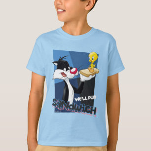 Camiseta SYLVESTER™ Y TWEETY™ "Nosotros jugaremos sándwich"