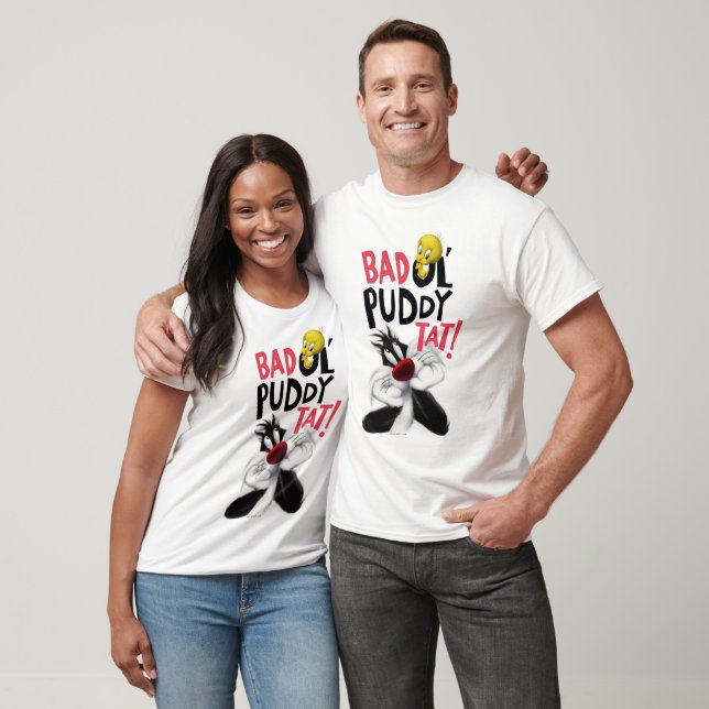 Camiseta SYLVESTER™ y TWEETY™- Tat de Ola media' (Unisexo)
