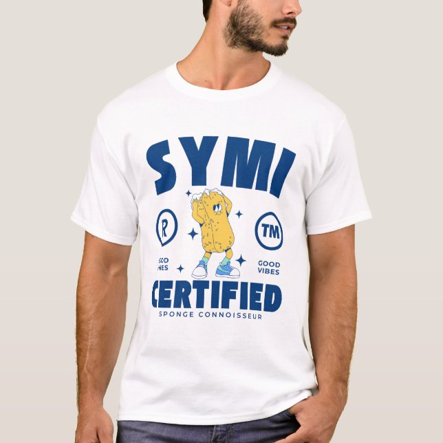 Camiseta Symi: conocedor de esponjas certificado (Anverso)