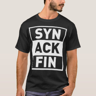 Camiseta Syn Ack Fin Funny Network Admin IT Computer Techie