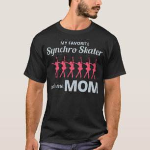 Camiseta Synchro Sincronizado Madre Madre Patinadora