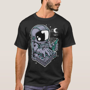 Camiseta Synth astronauta - Amantes divertidos del espacio