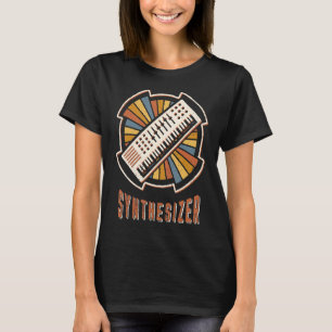 Camiseta Synthesizer Vintage Classic Retro Music Love