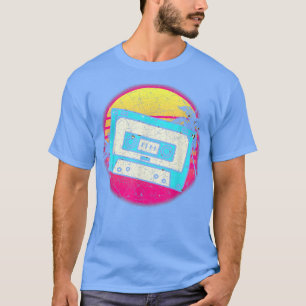 Camiseta Synthwave 80s Music Lover Retro Cassette Vaporwave