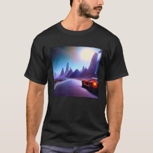 Camiseta Synthwave car outrun retrowave futuresynth