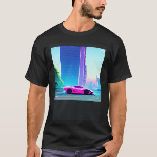 Camiseta Synthwave car outrun retrowave futuresynth