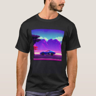 Camiseta Synthwave car outrun retrowave futuresynth