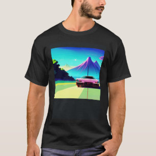 Camiseta Synthwave car outrun retrowave futuresynth