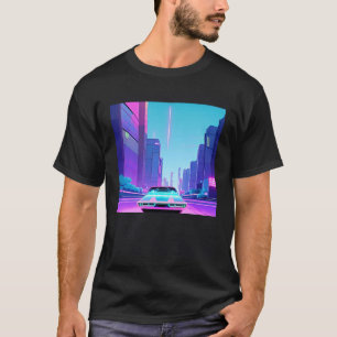 Camiseta Synthwave car outrun retrowave futuresynth