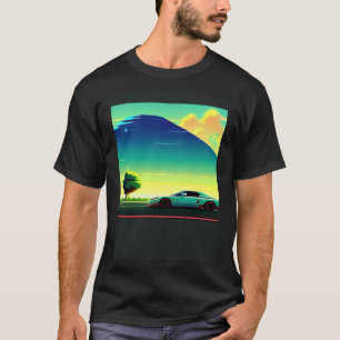 Camiseta Synthwave car outrun retrowave futuresynth