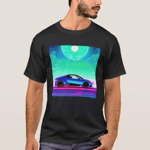 Camiseta Synthwave car outrun retrowave futuresynth