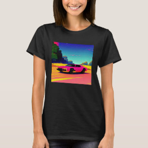 Camiseta Synthwave car outrun retrowave futuresynth