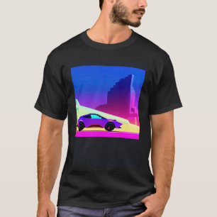 Camiseta Synthwave car outrun retrowave futuresynth