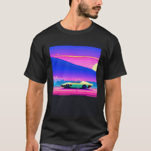 Camiseta Synthwave car outrun retrowave futuresynth