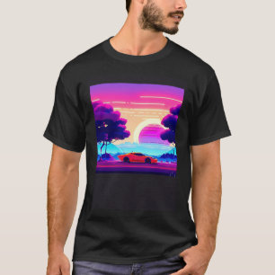 Camiseta Synthwave car outrun retrowave futuresynth