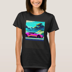Camiseta Synthwave car outrun retrowave futuresynth