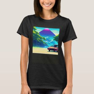 Camiseta Synthwave car outrun retrowave futuresynth