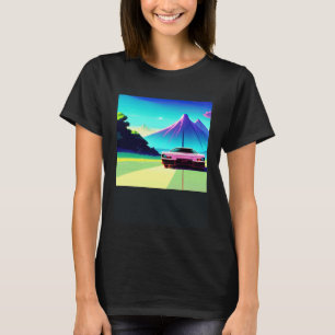 Camiseta Synthwave car outrun retrowave futuresynth