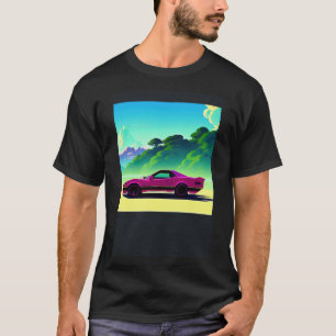Camiseta Synthwave car outrun retrowave futuresynth