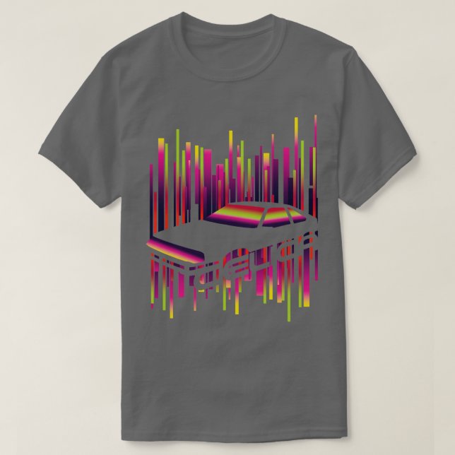 Camiseta Synthwave Celica (Diseño del anverso)