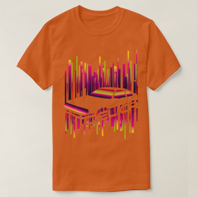Camiseta Synthwave Celica (Diseño del anverso)