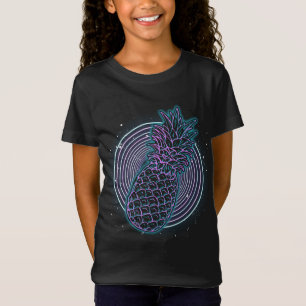 Camiseta Synthwave Fruit Pineapple 90s Vaporwave Tropical S