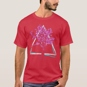 Camiseta Synthwave Japanese Sakura Flower Vaporwave Cherry