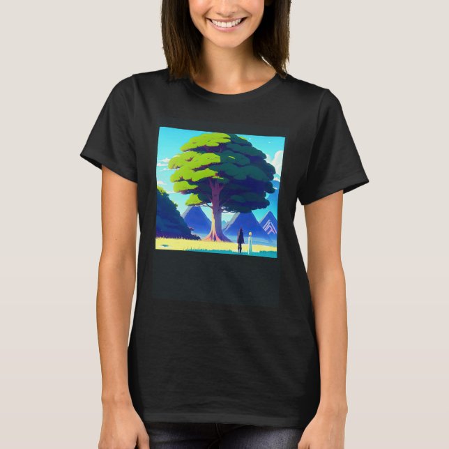 Camiseta Synthwave outrun retrowave futuresynth sci (Anverso)