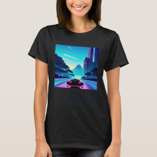 Camiseta Synthwave outrun retrowave futuresynth sci