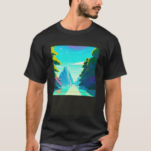 Camiseta Synthwave outrun retrowave futuresynth sci 1