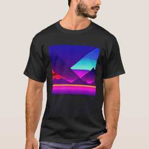 Camiseta Synthwave outrun retrowave futuresynth sci 50