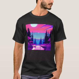 Camiseta Synthwave outrun retrowave futuresynth sci 9