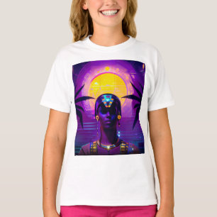 Camiseta Synthwave Pharaoh