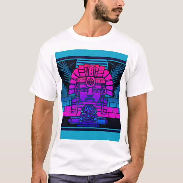 Camiseta Synthwave Pharaoh (Anverso)