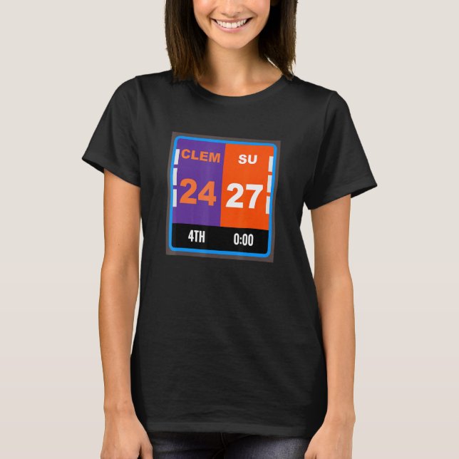 Camiseta Syracuse Fan Scoreboard Football Club Sc (Anverso)