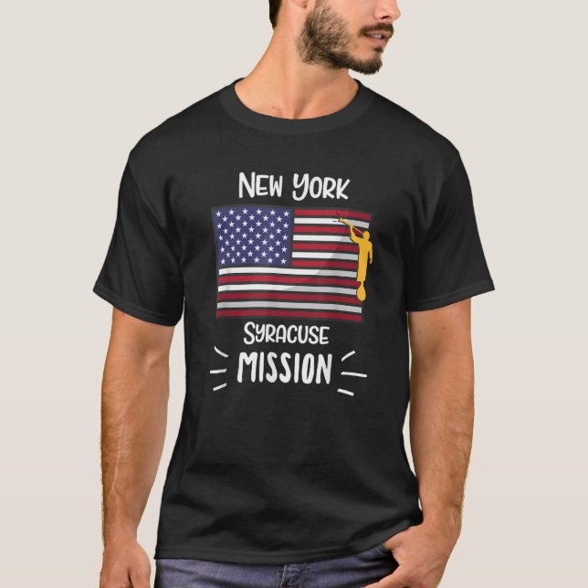 Camiseta Syracuse Mormon LDS Misionero Gi (Anverso)