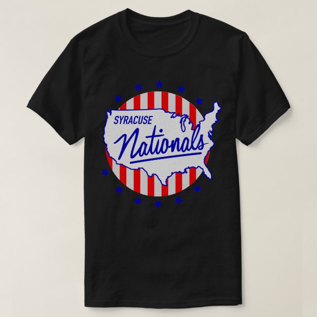Camiseta Syracuse Nationals NBL Basketball 1948 (Diseño del anverso)