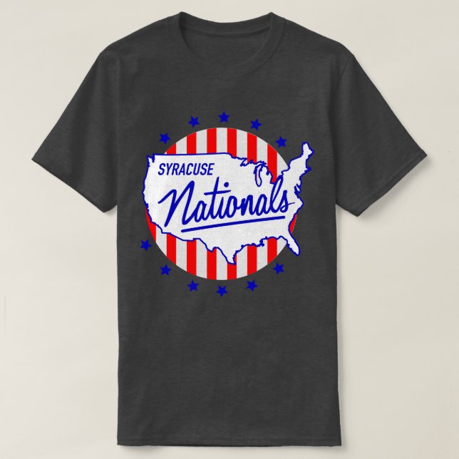 Camiseta Syracuse Nationals NBL Basketball 1948 (Diseño del anverso)