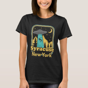 Camiseta Syracuse New York Ufo Alien Hunter Estado Retro 80