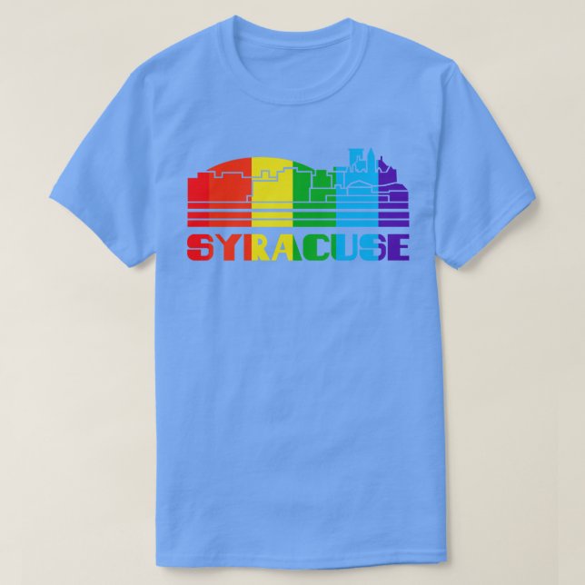 Camiseta Syracuse Orgullo Siracusa LGTB Gift LGBTQ Simpatiz (Diseño del anverso)
