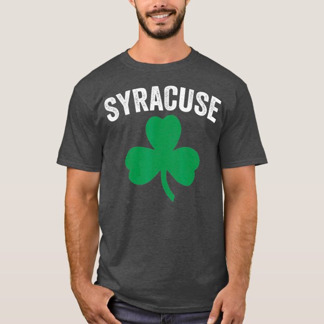Camiseta Syracuse St Patricks Day Parade Irish Shamrock (Anverso)