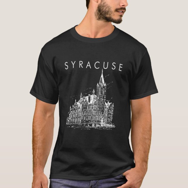 Camiseta Syracuse viajando en viaje de Chicas de viajes de  (Anverso)