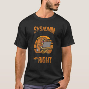 Camiseta Sysadmin Estoy explicando por qué soy administrado