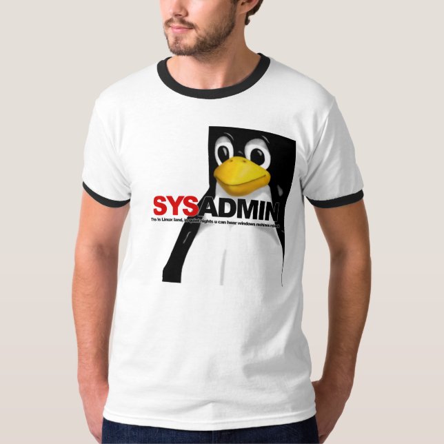 Camiseta sysadmin-T (Anverso)