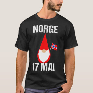 Camiseta Syttende Mai Bandera Norge Norge 17 Mai Tomte Gn
