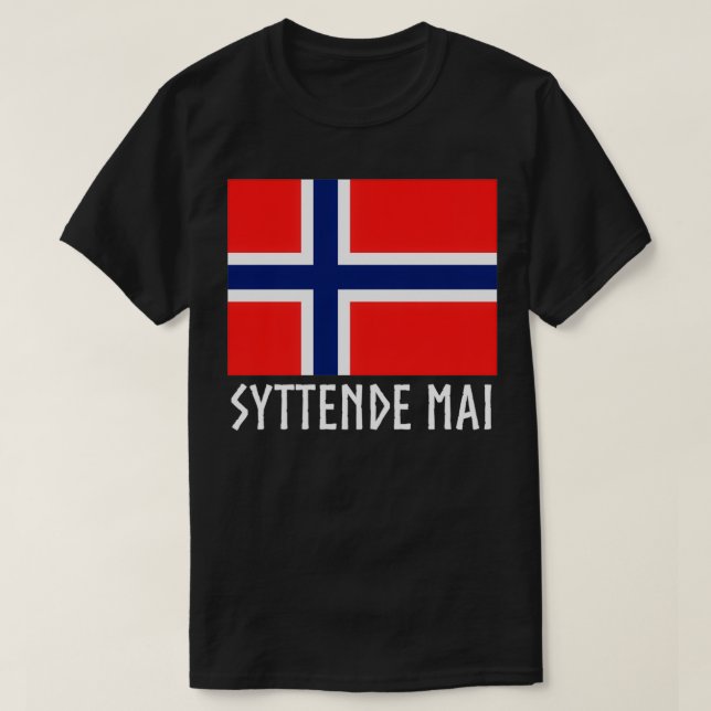 Camiseta Syttende Mai noruega 2 (Diseño del anverso)